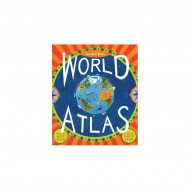 Barefoot Books World Atlas z mapą świata do powieszenia