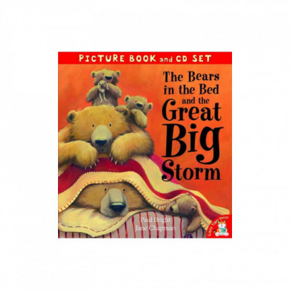 The Bears in the Bed and the Great Big Storm - książka z audiobookiem